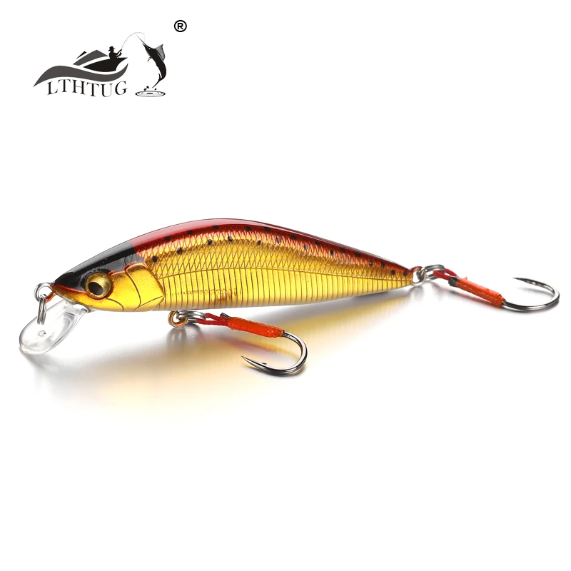 LTHTUG Japan Design Peche Leurre Truit EMISHI 65S 6.8g Sinking Minnow Assisthook Fishing Lure Wobblers For Trout Chub Perch Pike