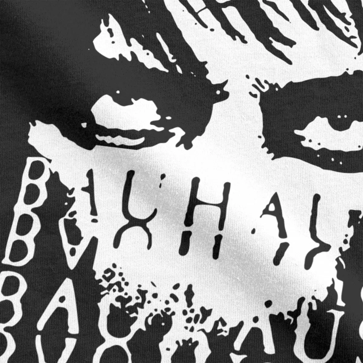 Men T-Shirts Bauhaus Eyes Bela Lugosis Dead Leisure Pure Cotton Tees Short Sleeve Gothic T Shirt O Neck Clothes Unique