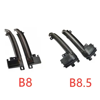 適用於Audi A4 A5 B8 S4 S5 Q3 SQ3 A3 8P A6 C6 4F S6 A8 D3 的 8K LED 動態方向燈流水式側後視鏡指示燈 10 最佳銷售 奧迪A4 B8動態LED方向燈 - №3