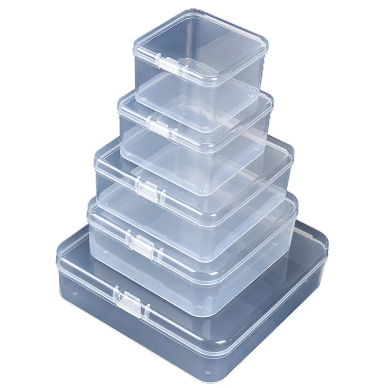 5 CHOICES Plastic Box for Coins, Business Card, ID Card, Desk Tiny sundries Clips,  Beads Craft small Accessories