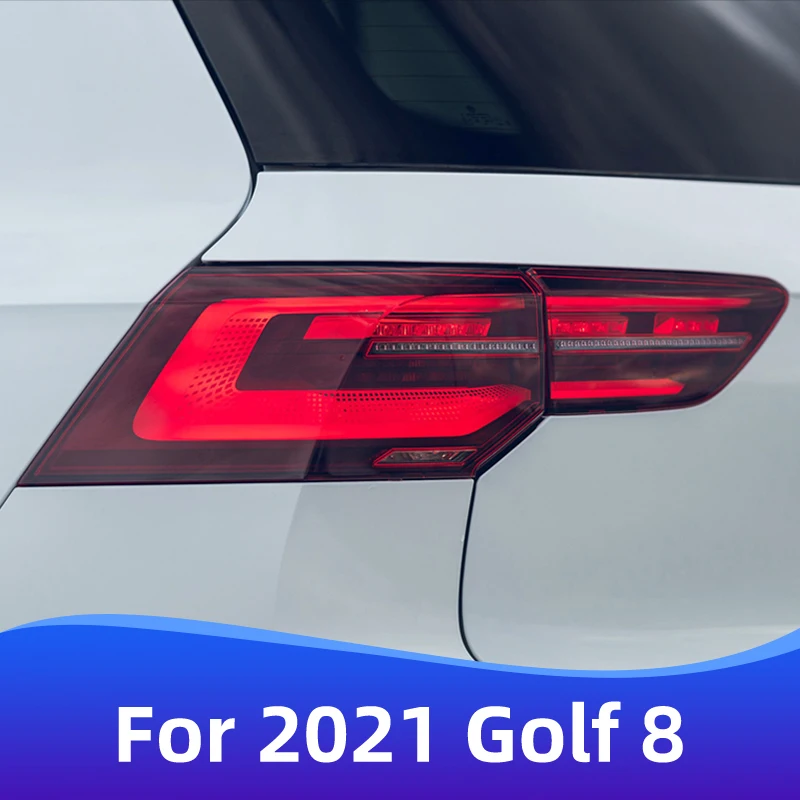 For 2021 Volkswagen Golf 8 taillight assembly modified full LED streamer taillight upgrade high-match new rear light