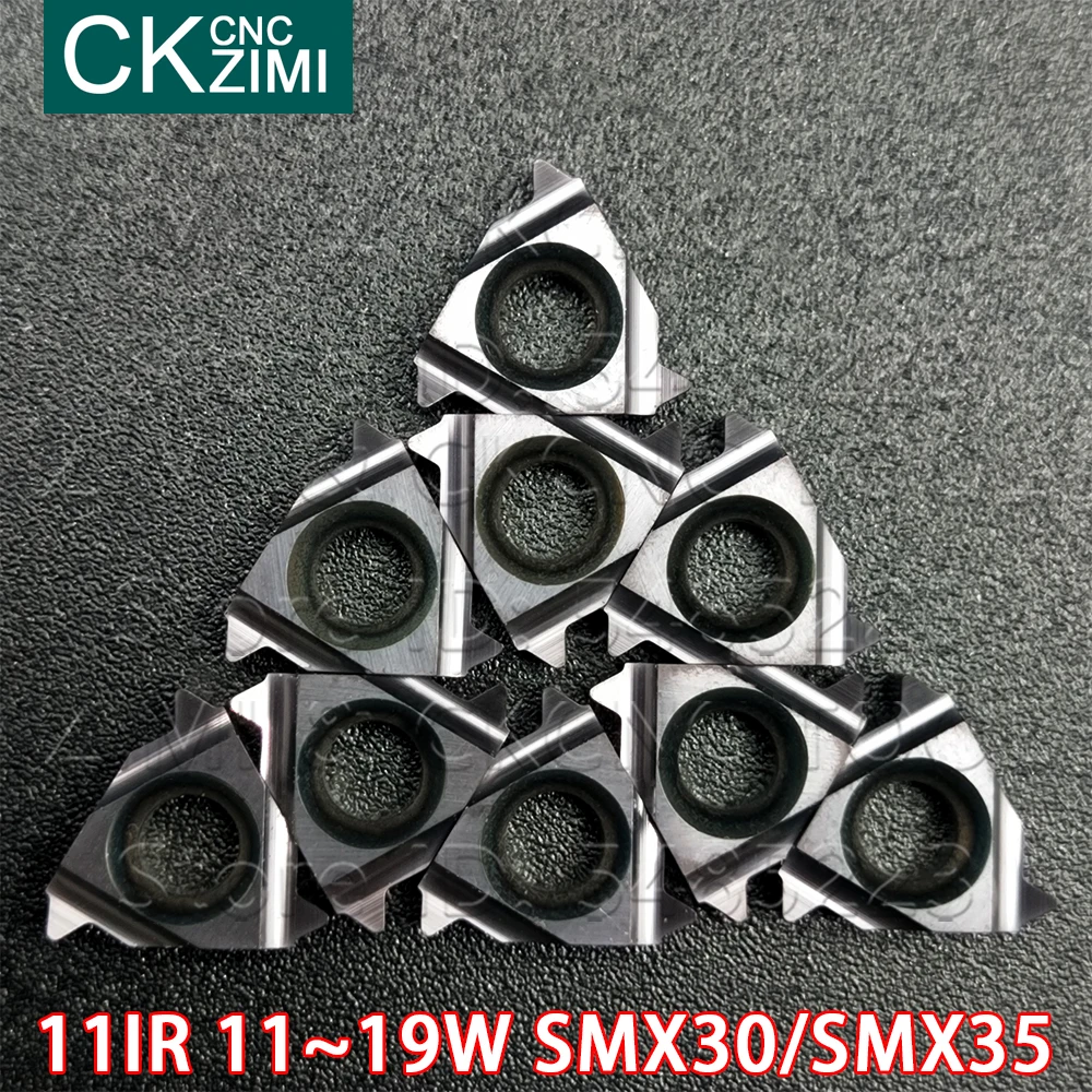 11IR 11W 14W 18W 19W SMX30 SMX35 60 grad interne externe gewinde Einsatz drehen werkzeuge CNC hartmetall arbide holz drehen Einfügen