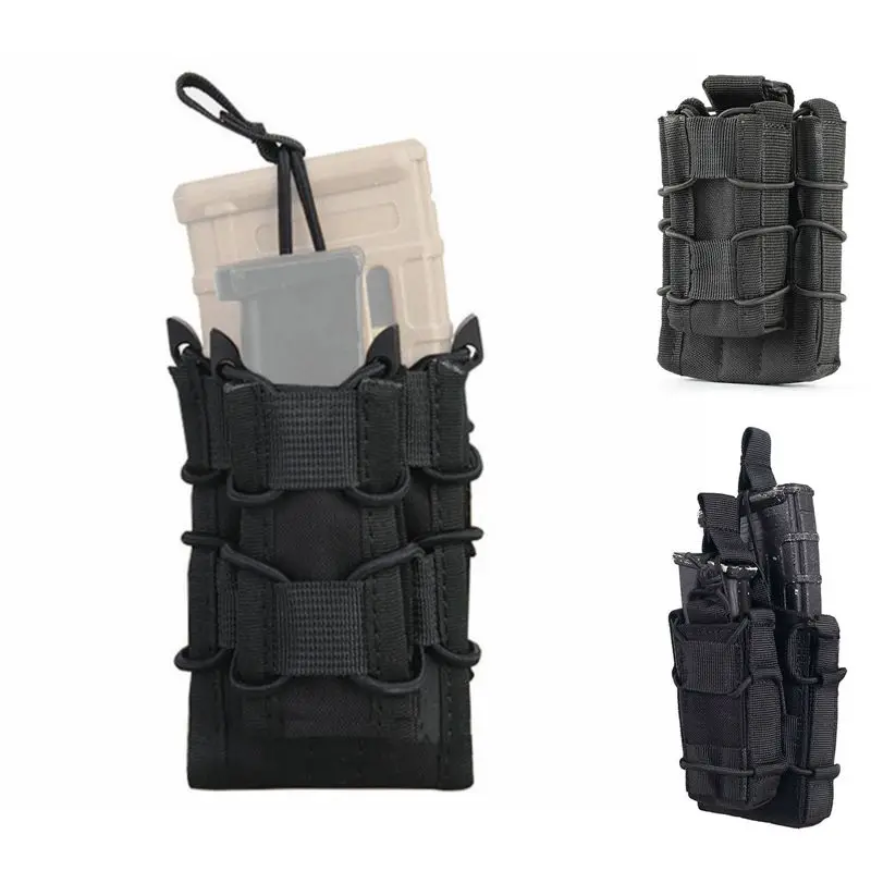 

Tactical Military Nylon Hunting Accessories Magazine Holster Single Case Molle Pouch Camping Gun Airsoft Paintball Bag