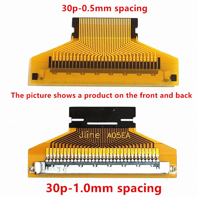 Placa adaptadora LVDS de FIX-30P-1.0mm a FFC-30P-0.5mm, F05035-30P-KL = 20mm30P, paso de Pin de 0,5mm para panel de pantalla LED LCD de 32 pulgadas