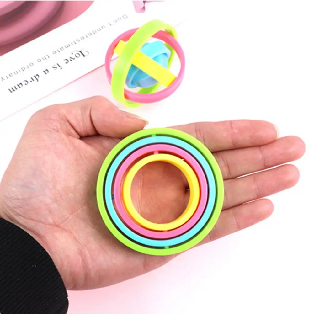 Anti-stress fidget anéis fingertip giroscópio brinquedo brinquedo mágico anel ferramentas crianças anel giratório dedo anel adulto brinquedos de descompressão