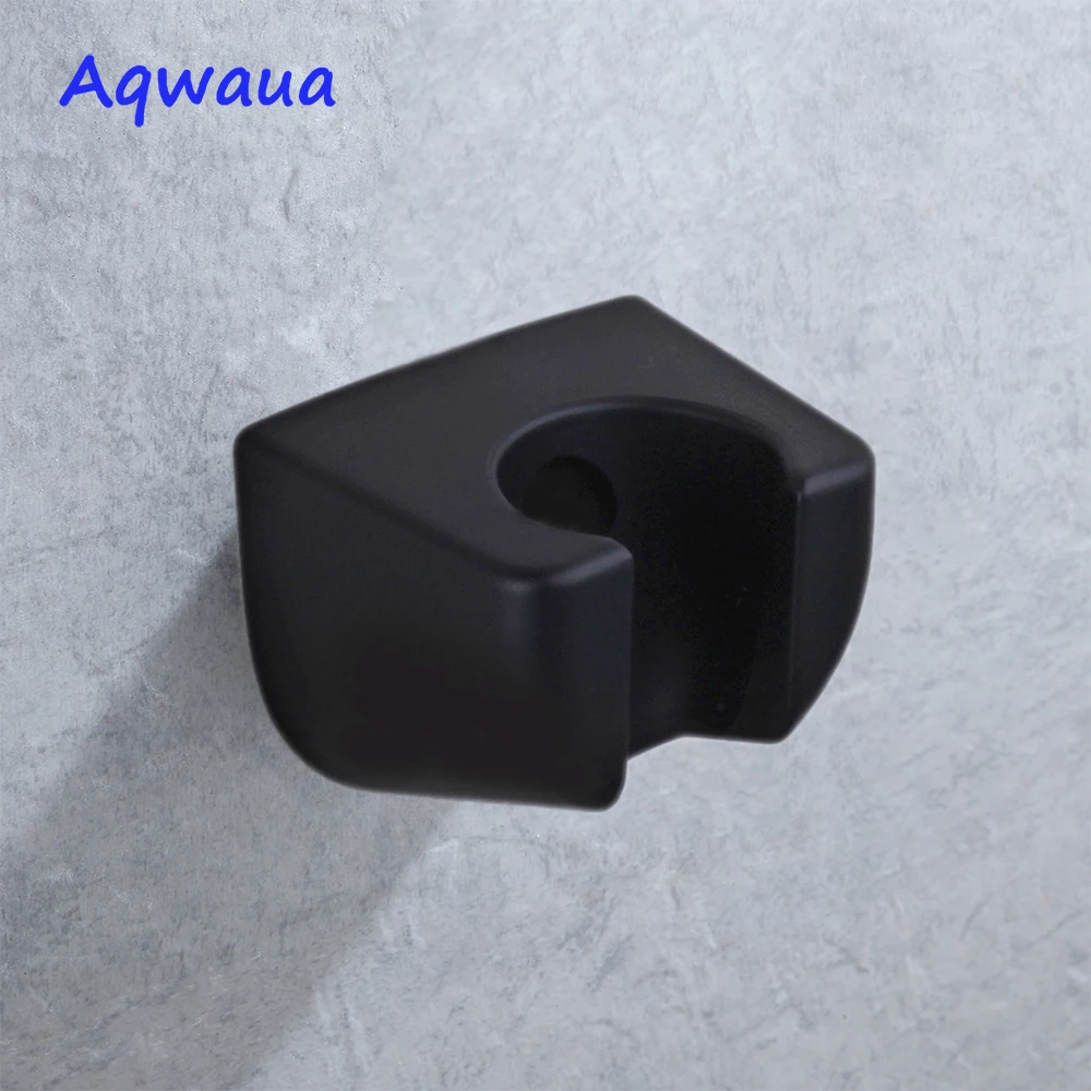 

Кронштейн для душевой лейки Aqwaua, стандартный размер, аксессуары для ванной комнаты, матовый черный АБС-пластик