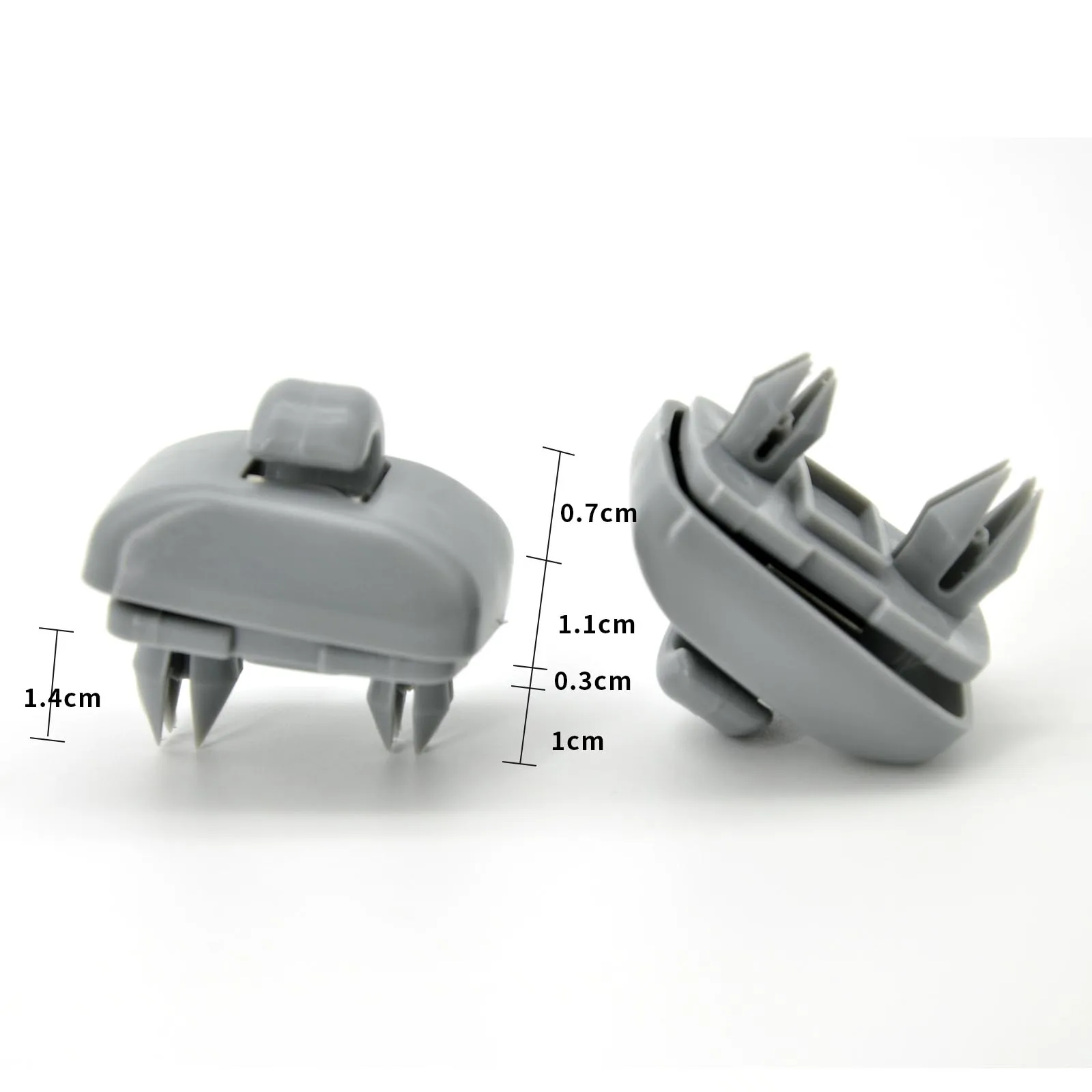 Sun Visor Clip Porpor Booya Interior Sun Visor Hook Clip Bracket 2Pcs for Audi A1 A3 A4 A5 Q3 Q5(8E0 857 562)A7 B6 B7 B8 S4 S5