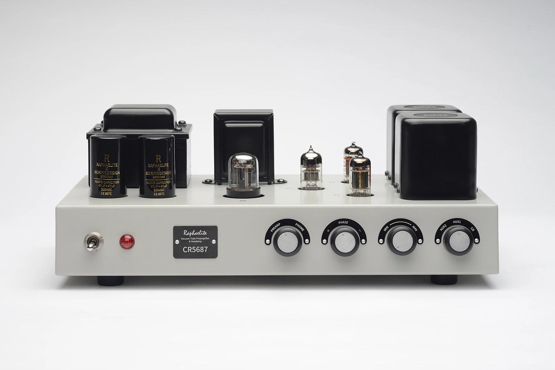 

NEW Raphaelite CR5687 tube preamp + headphone amplifier HIFI amplifier 30W*2 6X5/6Z5*1 \12AX7/ECC83*1\5687*2