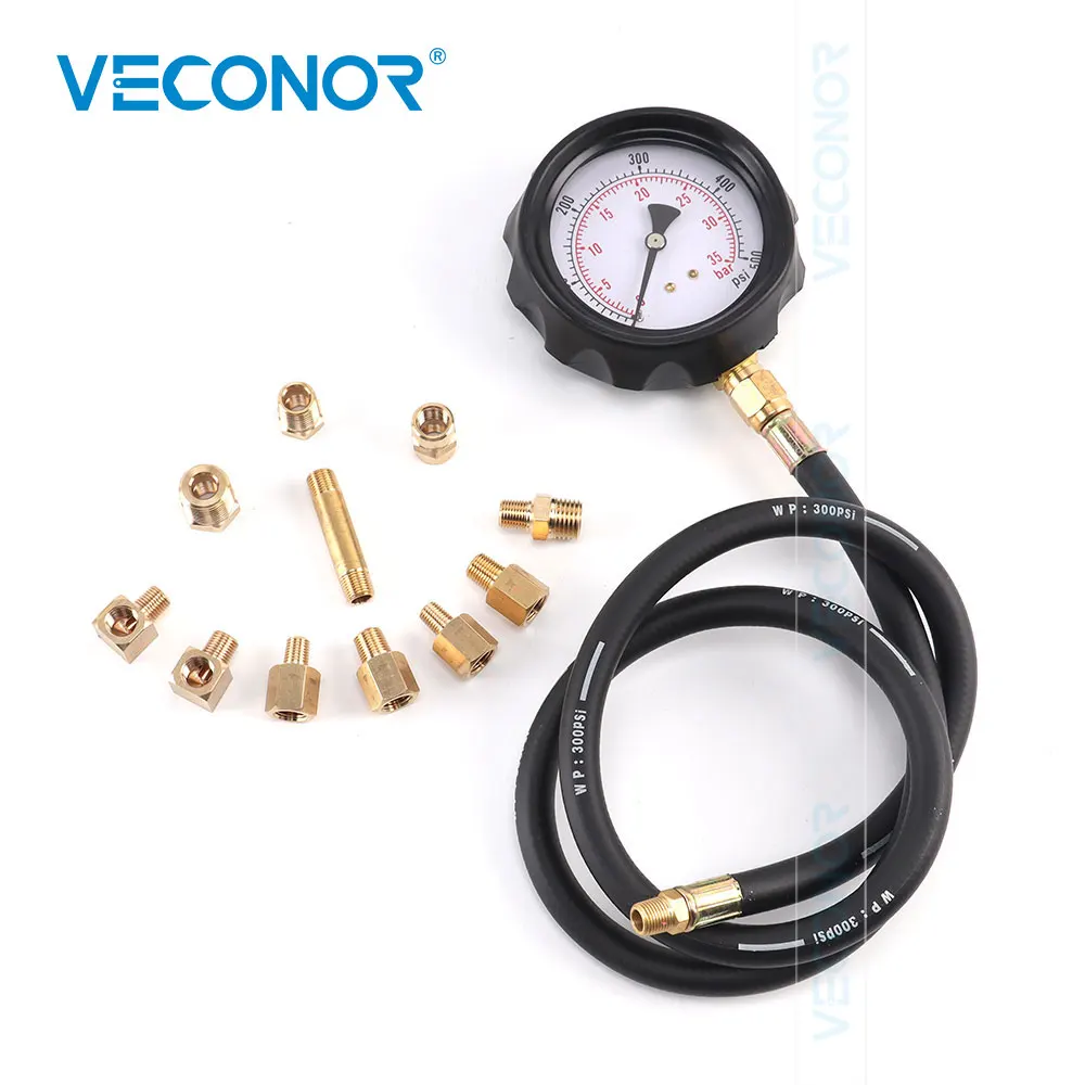 

Engine Oil Transmission Pressure Tester Gauge Diagnostic Test Kit 500 PSI for Car Motorcycle