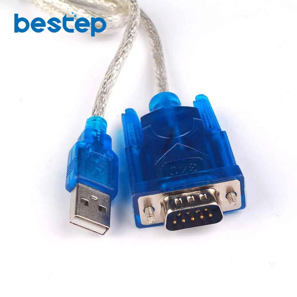 1PCS HL-340 New USB to RS232 COM Port Serial PDA 9 pin DB9 Cable Adapter support Windows7-64