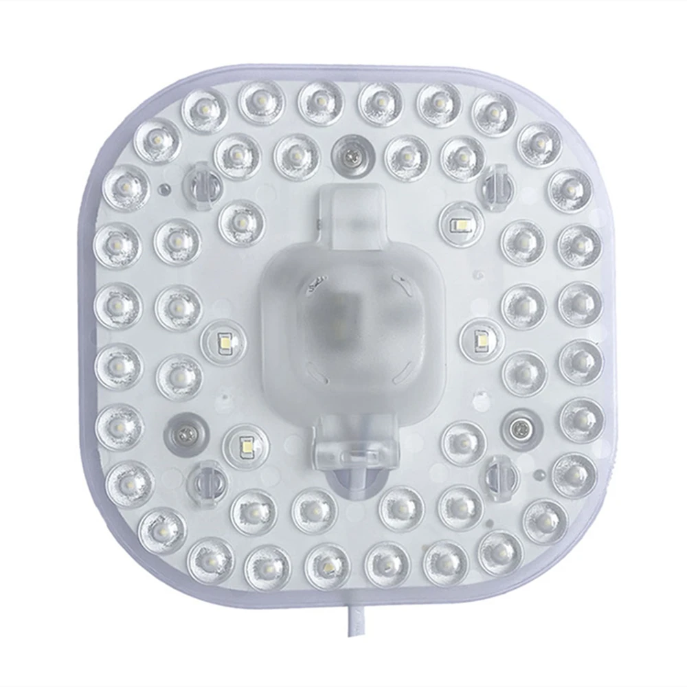 Módulo de lámpara LED, Panel de luz LED de CA, cc 12V, 24V, 36V, 12W, 18W, 24W, placa de lámpara de techo magnética cuadrada, luz de lámpara de