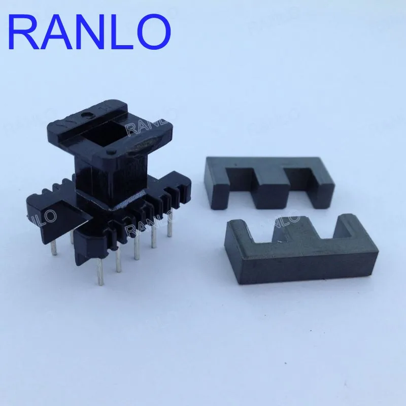 EE25  5+5pin Transformer Bobbin PC40 Ferrite Core Vertical