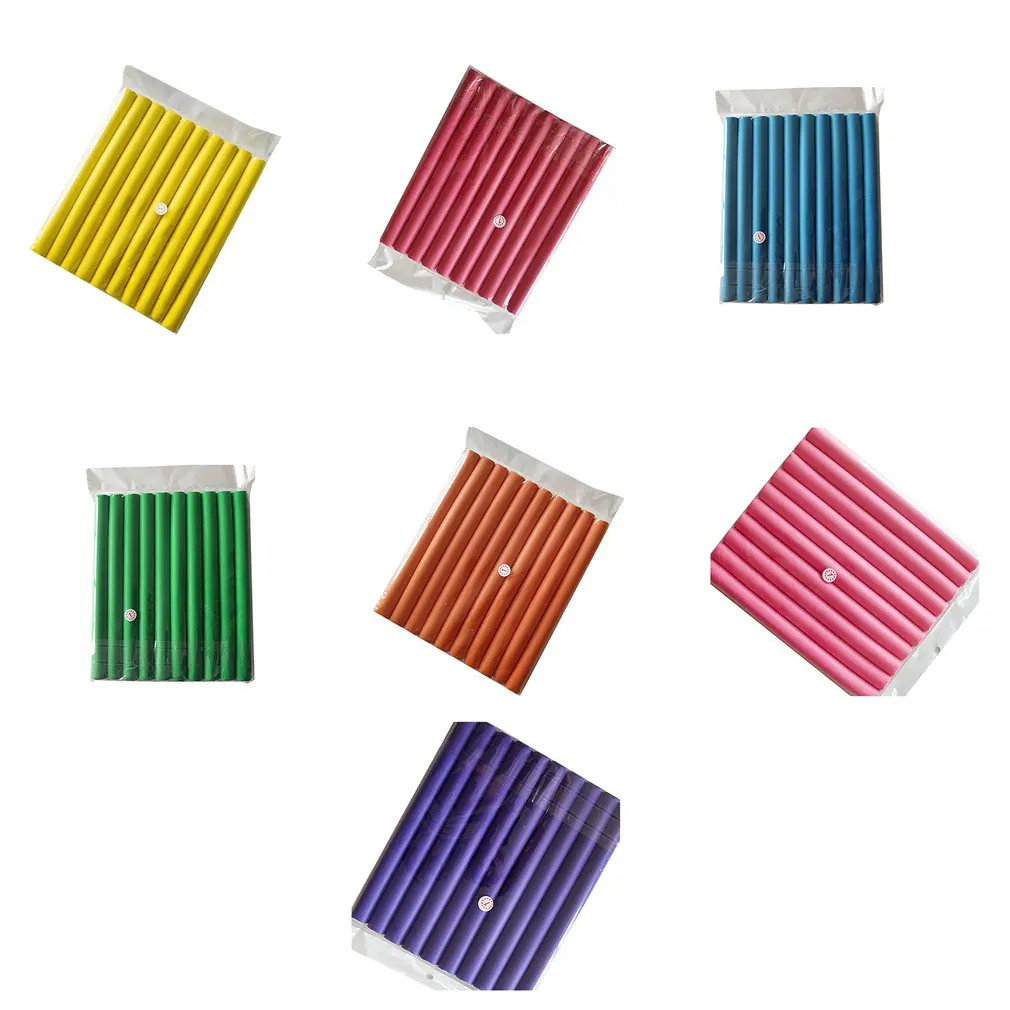 Rulos rizadores de pelo para mujer, rizadores de pelo suaves de algodón perlado, Bagels, flexible, varillas, rizos mágicos en espiral