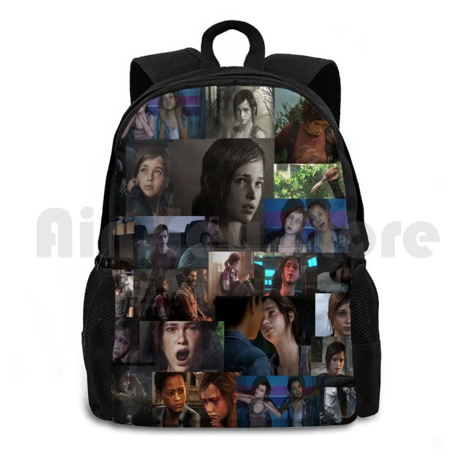 Ellie Collage Outdoor Hiking Backpack Riding Climbing Sports Bag Tlou The Last Of Us Ellie Joel Gaming Naughty Dog Cool