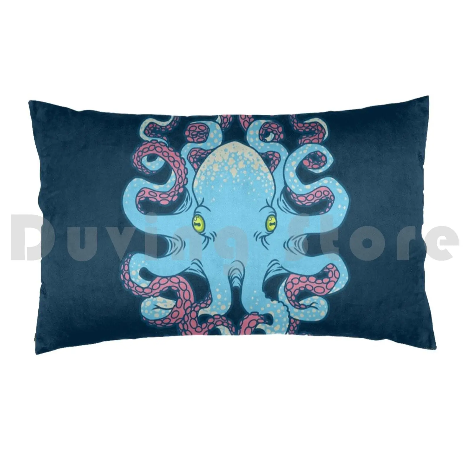 Twisted Tentacles Pillow Case Printed 50x75 Octopus Octopi Tentacle Animal Animals Ocean