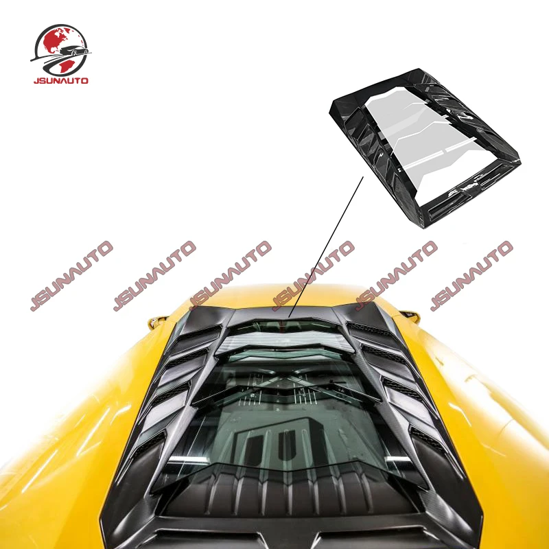 

Fit For LP610 LP580 Modification Carbon Fiber Rear Engine Hood Cover For Lambogini Huracan M Style Carbon Bonnet Bodykit