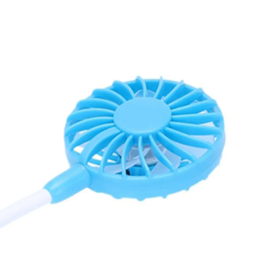 USB Outdoor Sports Mini Hanging Neck Fan portatile senza foglie piccolo ventilatore appeso al collo pigro ventilatore elettrico Ultra-silenzioso