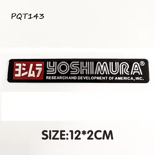 Motorcycle Exhaust Pipes Decal Sticker Aluminium 3D Heat-resistant Muffler Decals Sticker For Yoshimura Honda Yamaha Suzuki BMW - Image 7