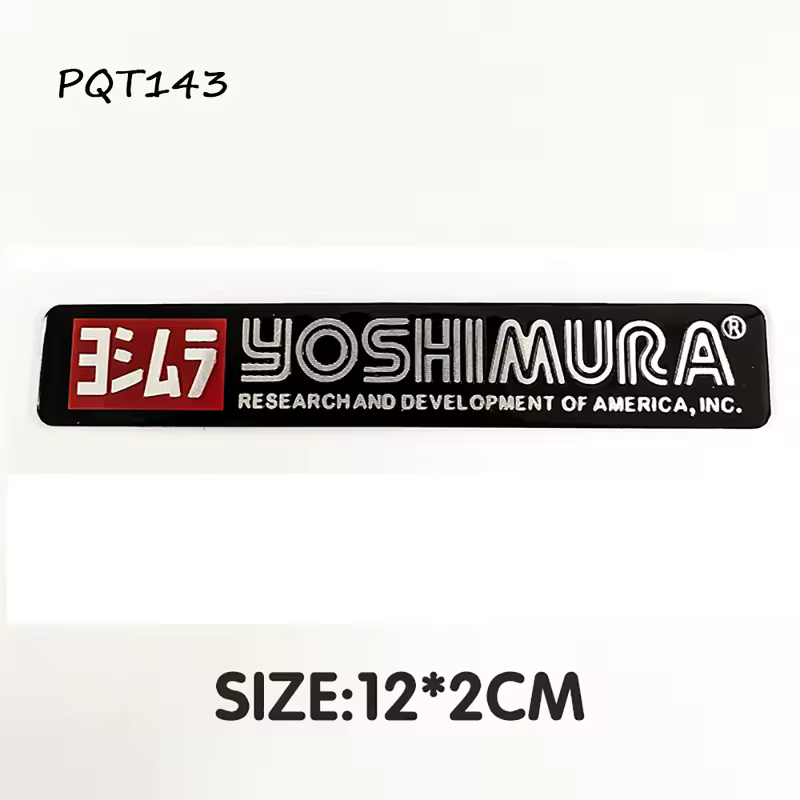 Motorcycle Exhaust Pipes Decal Sticker Aluminium 3D Heat-resistant Muffler Decals Sticker For Yoshimura Honda Yamaha Suzuki BMW - Image 7