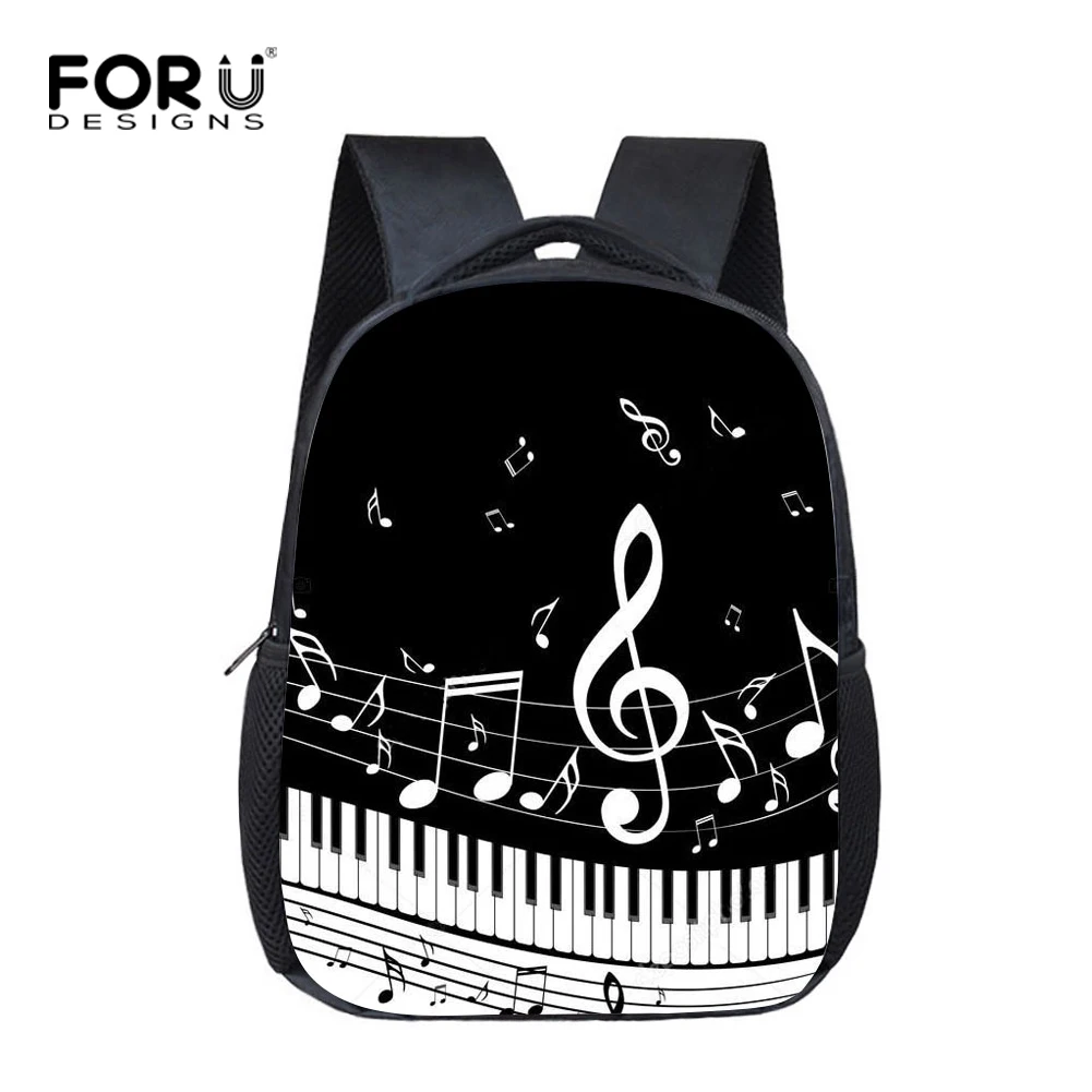 

FORUDESIGNS Children School Bags for Little Boys Girls Music Note Backpacks Piano Book Bag Kids Kindergarten Bag mochila escolar