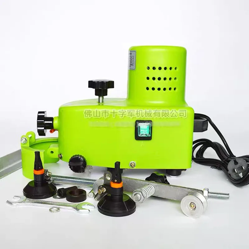 Small portable glass grinding machine can grinding glass straight edge, round edge,hypotenuse tile edging machine 800W