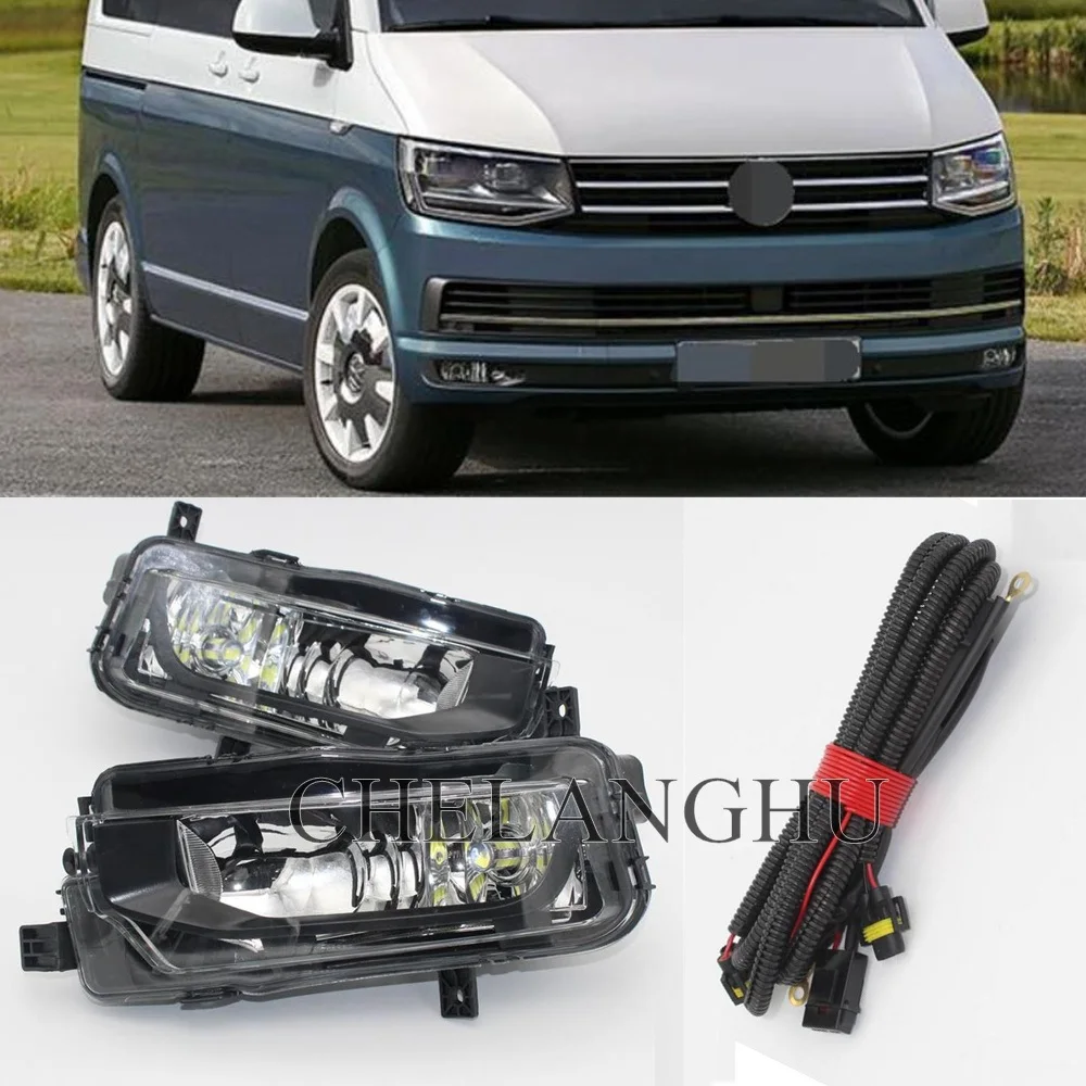 

Car LED Light For VW Transporter Multivan Caravelle T6 T7 2016 2017 2018 2019 Car-Styling Front LED Fog Lamp Light With Wire