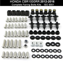 Motorcycle Stainless Steel Full Fairing Bolts Kits Fit For Honda CBR1000RR 2012 2013 2014 2015 2016 Screws Washers Speed Nut