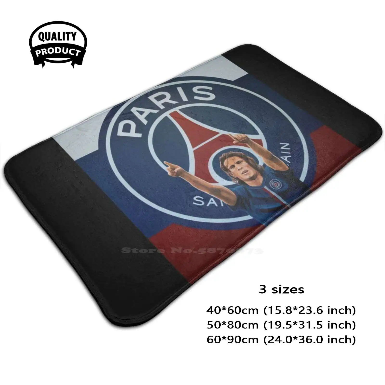 Мягкая подушка для дома, ковер, дверной коврик, автомобильный ковер, французский футбольный клуб, Эдизонсон, футболист, футболист, Уругвай, Франция, современный