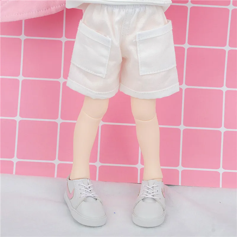 1/6 BJD baby clothes basic overalls, pocket pants, denim shorts for 30cm BJD, yosd doll clothes pants toy accessories