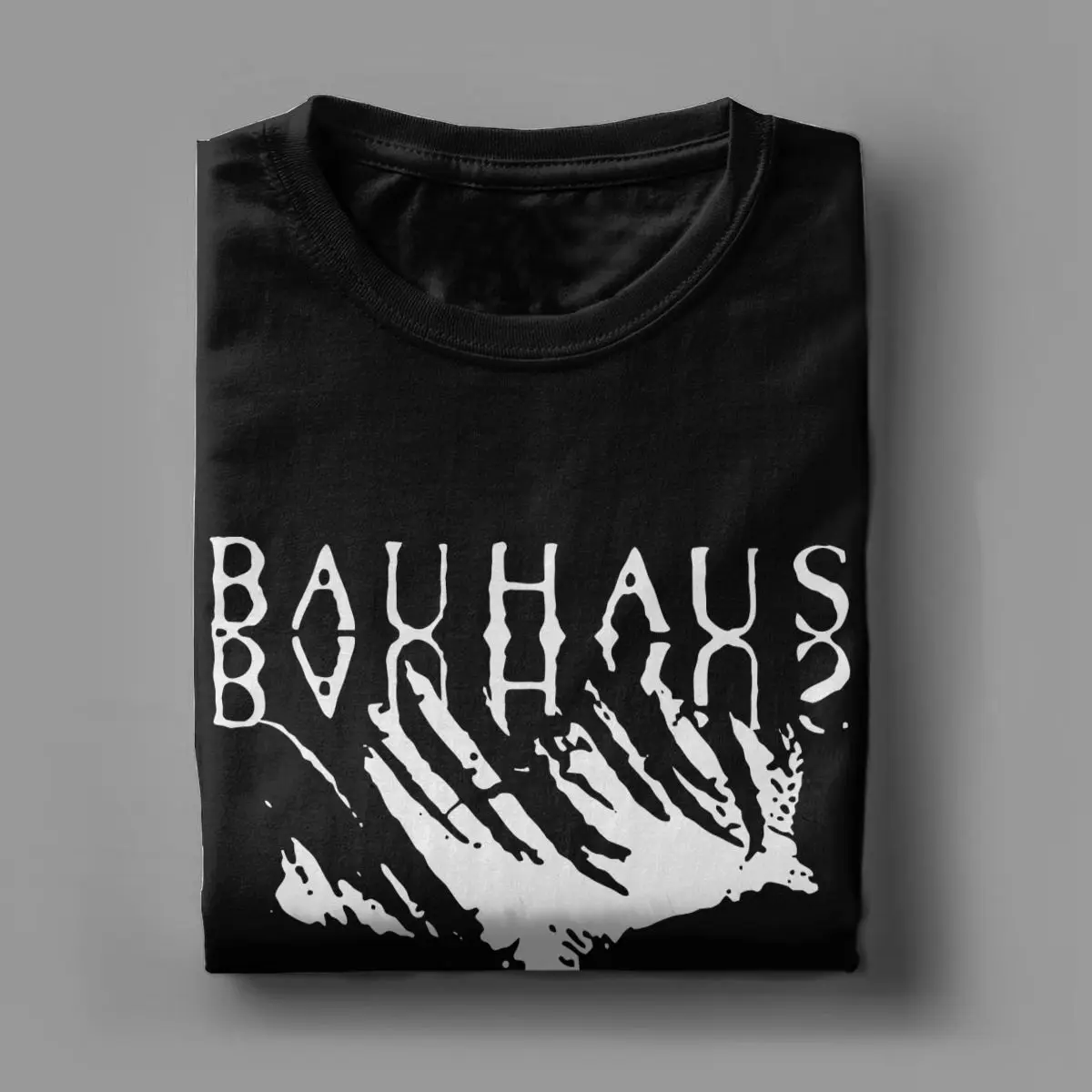 Men T-Shirts Bauhaus Eyes Bela Lugosis Dead Leisure Pure Cotton Tees Short Sleeve Gothic T Shirt O Neck Clothes Unique