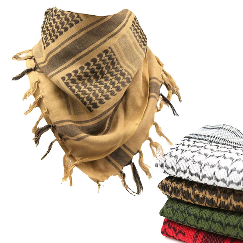 Shemagh Keffiyeh militar - Bufanda táctica algodón - imagen 3