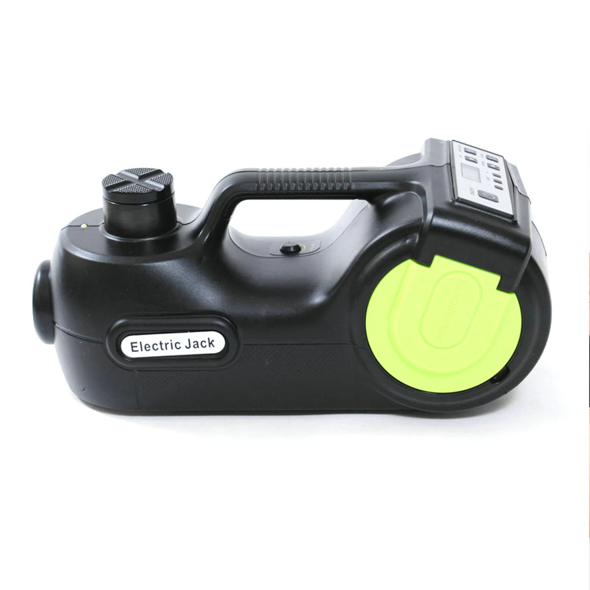 Gato hidráulico eléctrico multifuncional para coche, bomba de inflado de elevación, herramienta de cambio de neumáticos LED, 12V, 45cm