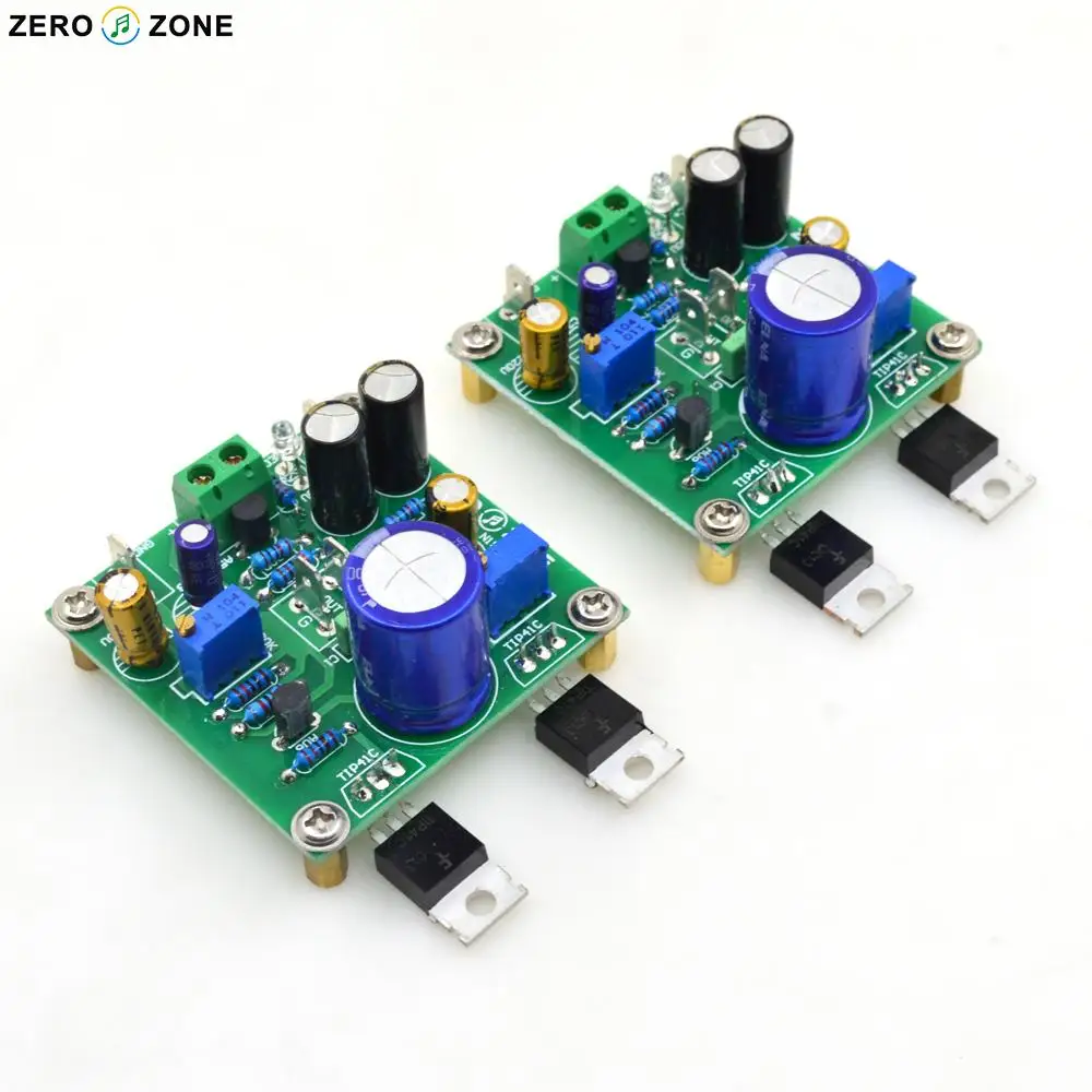 HIFI Mini Amplifier board TIP41C-JLH1969 Single-ended Class A  Power Amp Board / Kit / Pcb ( 2 Channel)