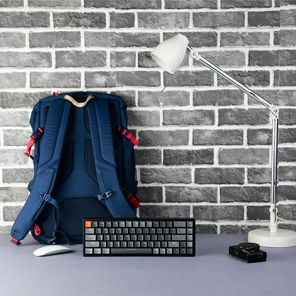 Keychron K6 W 68-Key Hot Swappable USB Bluetooth Computer Mechanical Keyboard, Aluminum Frame RGB Backlit Gateron Switch