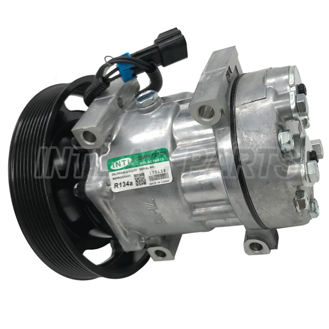 4326 20721587 206RD52M 206RD53M Sanden 7H15 709 auto ac compressor for Mack/Volvo/GM Trucks 8pk 12V