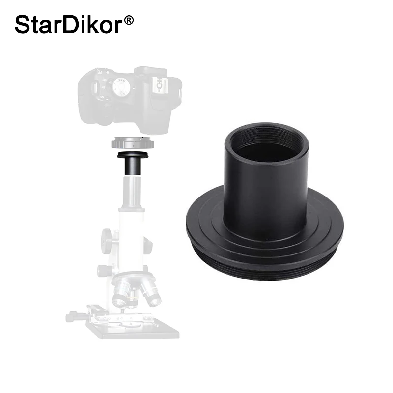 StarDikor 23.2mm do T2 M42 * 0.75mm mocowanie gwintu pełna metalowy Adapter 0.91 Cal okular mikroskopu porty