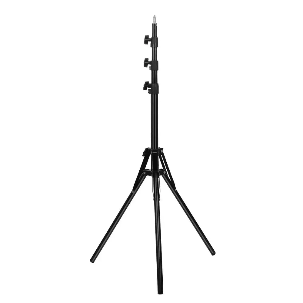 

PULUZ Reverse Foldable 4 Sections 1.8m Height Tripod Mount Holder for Vlogging Video Light Live Broadcast Kits