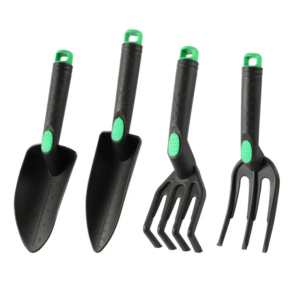 Home Garden Gardening Shovel Four-piece Plants Transplanting Mini Tools Succulent Seedling Cultivation Shovel Rake Kit