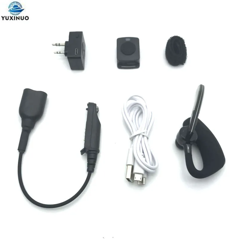 Auscultadores Mãos Livres sem Fios com Microfone Bluetooth Auricular Rádio Baofeng Uv5r Bf-9700 A-58 Uv-xr Gt3wp Uv9r Uv-9r Plus