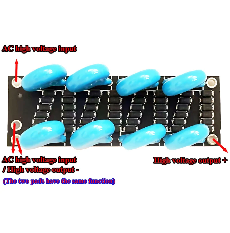 Voltage Doubler Rectifying 8 Times Rectifier Circuit Board 24000V High Voltage Multiplier Electrostatic Generator Accessories