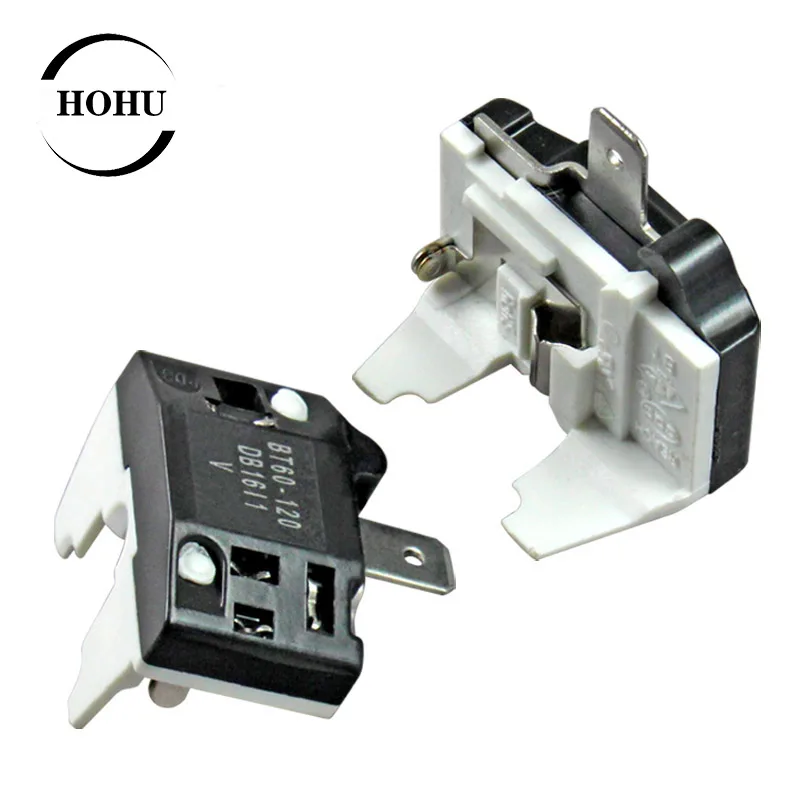 

2Pcs Refrigerator Thermal Overload Protector 1/4HP 180W Compressor Replacement