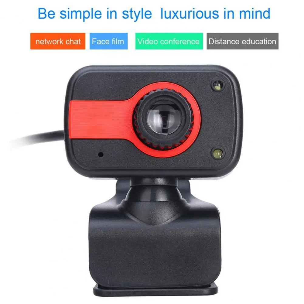 Mini HD 1080P Rotatable PC Computer Webcam Camera with Microphone for Live Broadcast