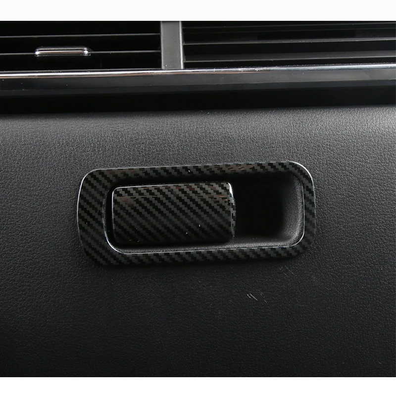 

For Mazda CX-30 2020 2021 Accessories Car copilot glove Box handle bowl Cover Trim Stainless steel Sticker Car Styling 2pcs