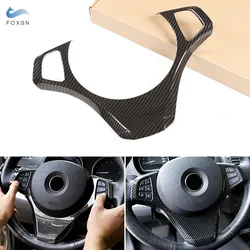 ABS 탄소 섬유 질감 자동차 스타일링 인테리어 스티어링 휠 트림 커버 BMW X3 E83 2006 2007 2008 2009