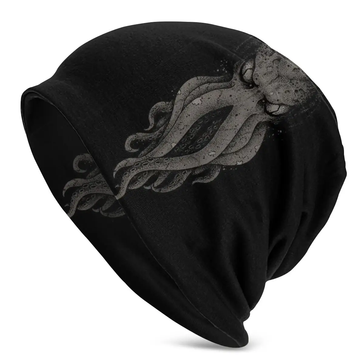 Cthulhu Drawings Autumn Female Warm Beanies Double Used Windproof Bonnet Hats