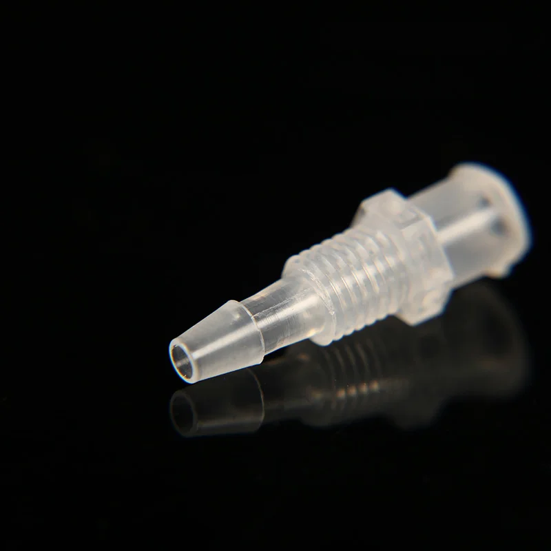 Standard Female Luer Bulkhead Fitting Medical Grade PP material for Flexible Tubing Connection