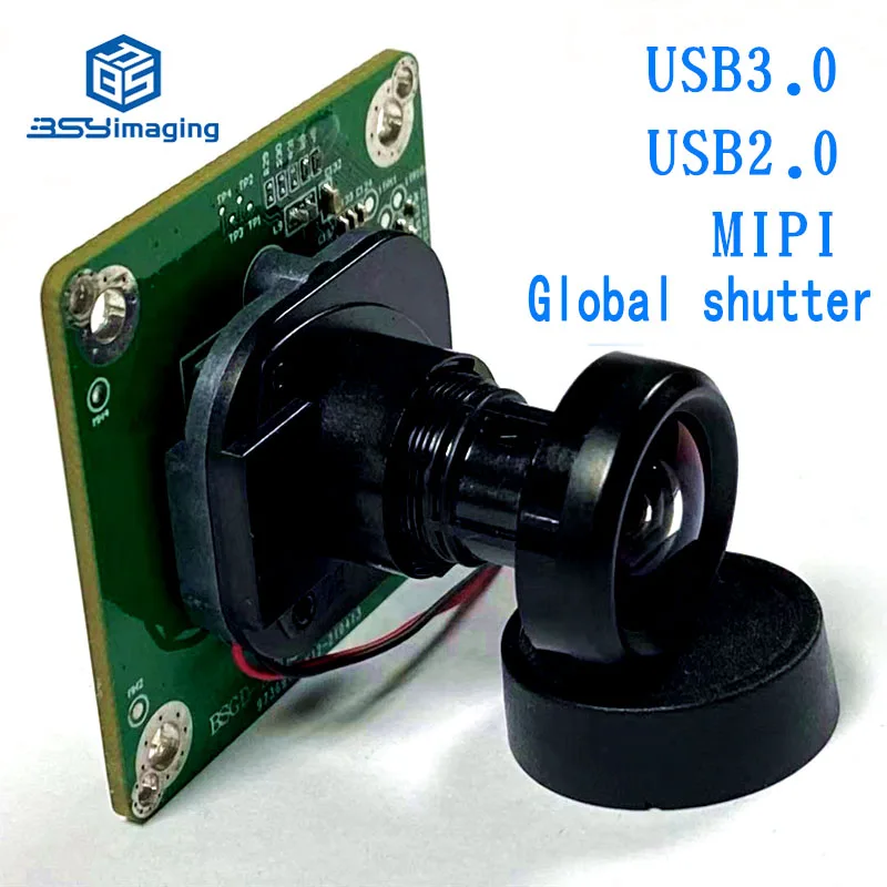 1PCS/LOT Global Shutter Action Camera AR0234CS BSGD-AR0234-MIPI-M12/CS1080P COLOR Module