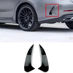 Car Black Rear Bumper Splitters Fins Frame Trim For Mercedes Benz CLS Class C257 CLS350 CLS450 2018-2020 Car Stlying