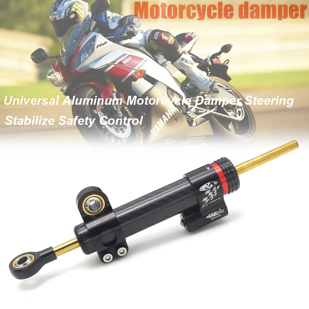 

Carbon fiber Universal Motorcycle Adjustable Steering Damper Stabilizer For Yamaha MT10 MT 10 MT-10 MT 07 MT-07 MT07 MT09 MT 09