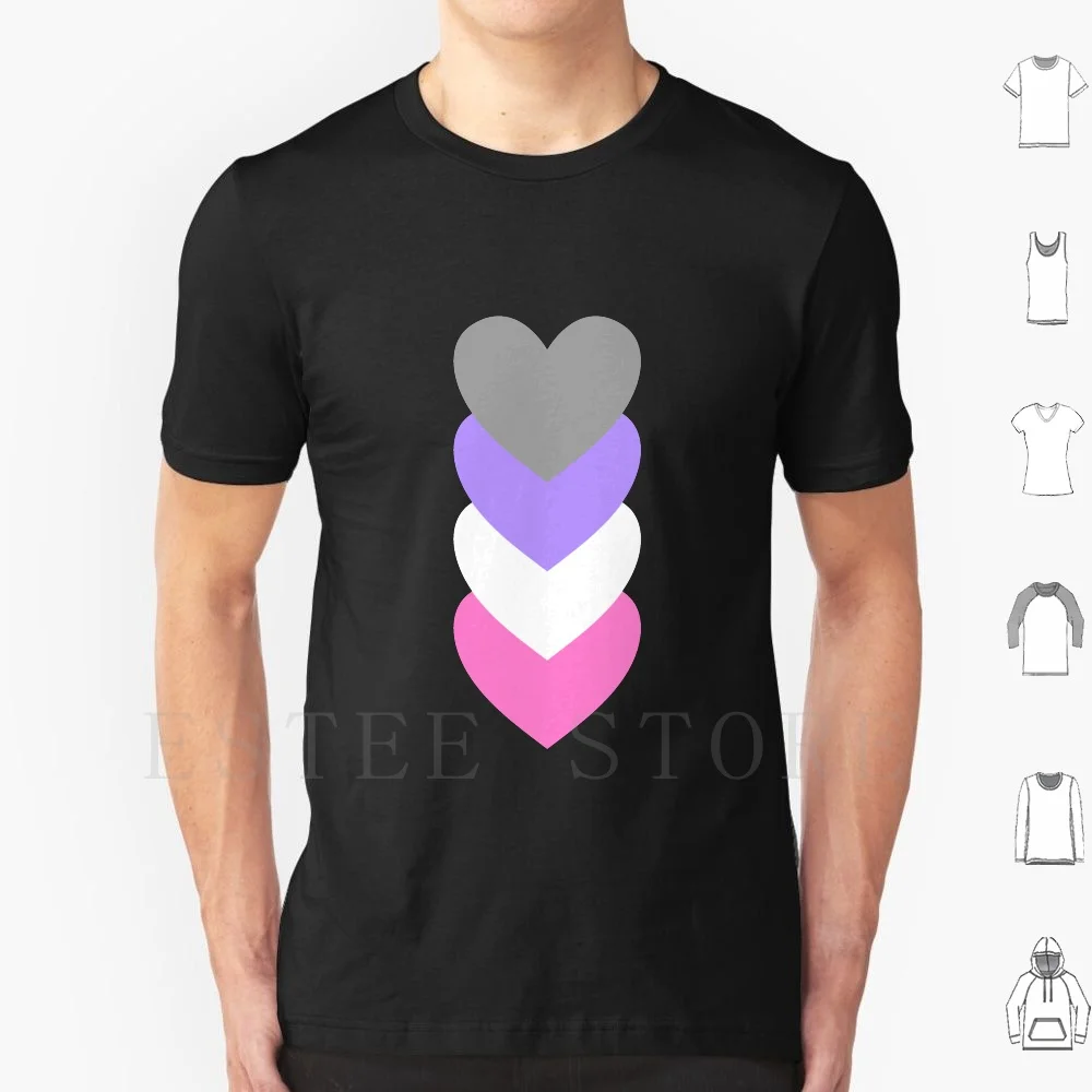 Cupiosexuality In Shapes T Shirt Cotton Men DIY Print Cupiosexual Cupiosexuality Cupio Sexuality Asexual Asexuality Ace Aspec